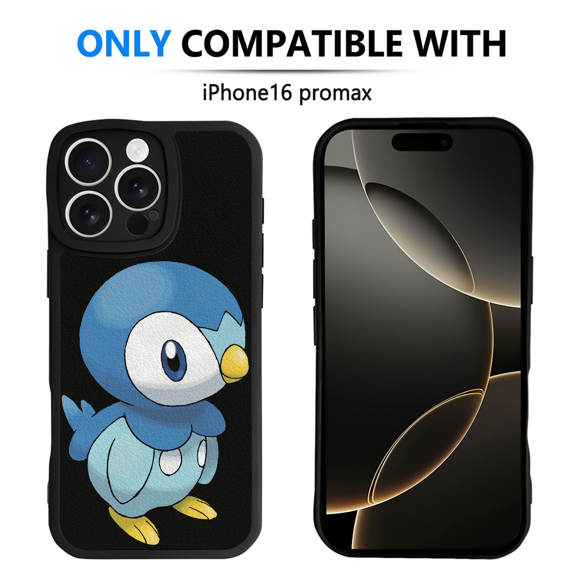 （画像用） ポケットモンスター Pokémon 【iPhone 16シリーズ対応】シリコンスマホケース（レザー調） 材質：シリコン
